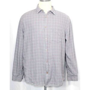 Carbon2Cobalt Check Long Sleeve‎ Button Flannel Shirt 133333 Mens Size Large